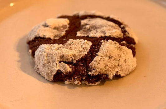 Red Velvet Crinkle Cookies